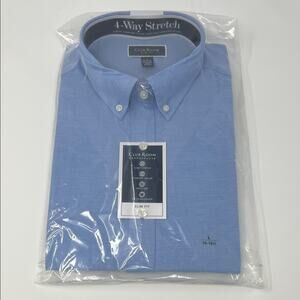 Club Room Performance Slim Fit Long Sleeve - Blue - Large - New with tags